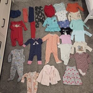 Pink and White Kids One Piece